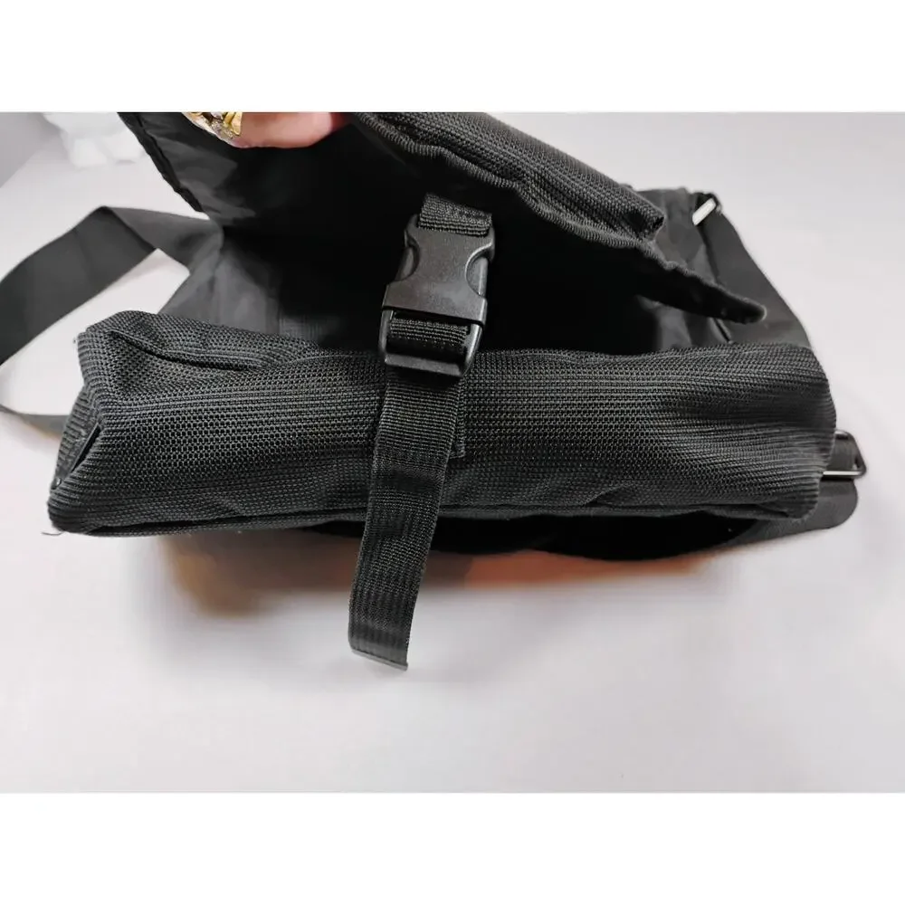 GAP Black Laptop Messenger Bag Briefcase Travel Work Commuter Organizer